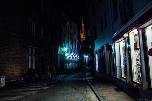 Brugge at night