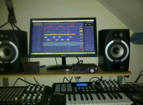 old studio set up